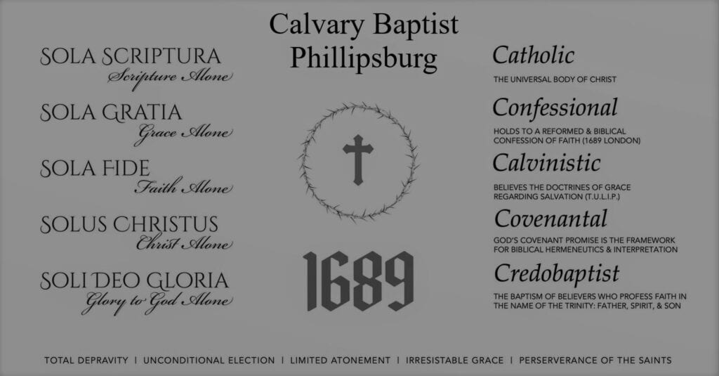 calvary baptist phillipsburg 1689